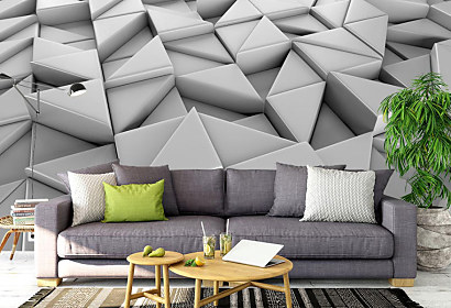 3d Fototapeta Geometric Triangles
